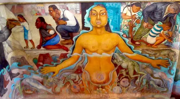 | Diego Rivera Mexico El Agua Origen de la Vida Water Origin of Life 1951 | MR Online