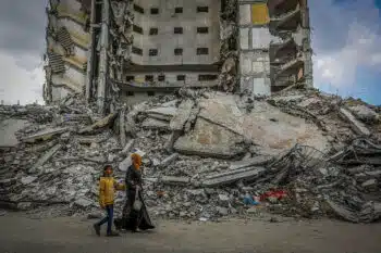 | Palestinians at the site of a building destroyed by an Israeli airstrike in Rafah in the southern Gaza Strip March 18 2024 Abed Rahim KhatibFlash90 | MR Online