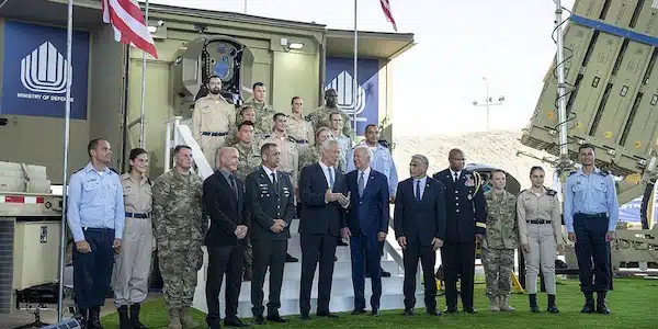 MR Online Part 10 | US President Joe Biden visiting Israels Department of Defence who oversee the iron dome in 2022 CREDIT OFFICE OF THE PRESIDENT OF THE UNITED STATES | MR Online
