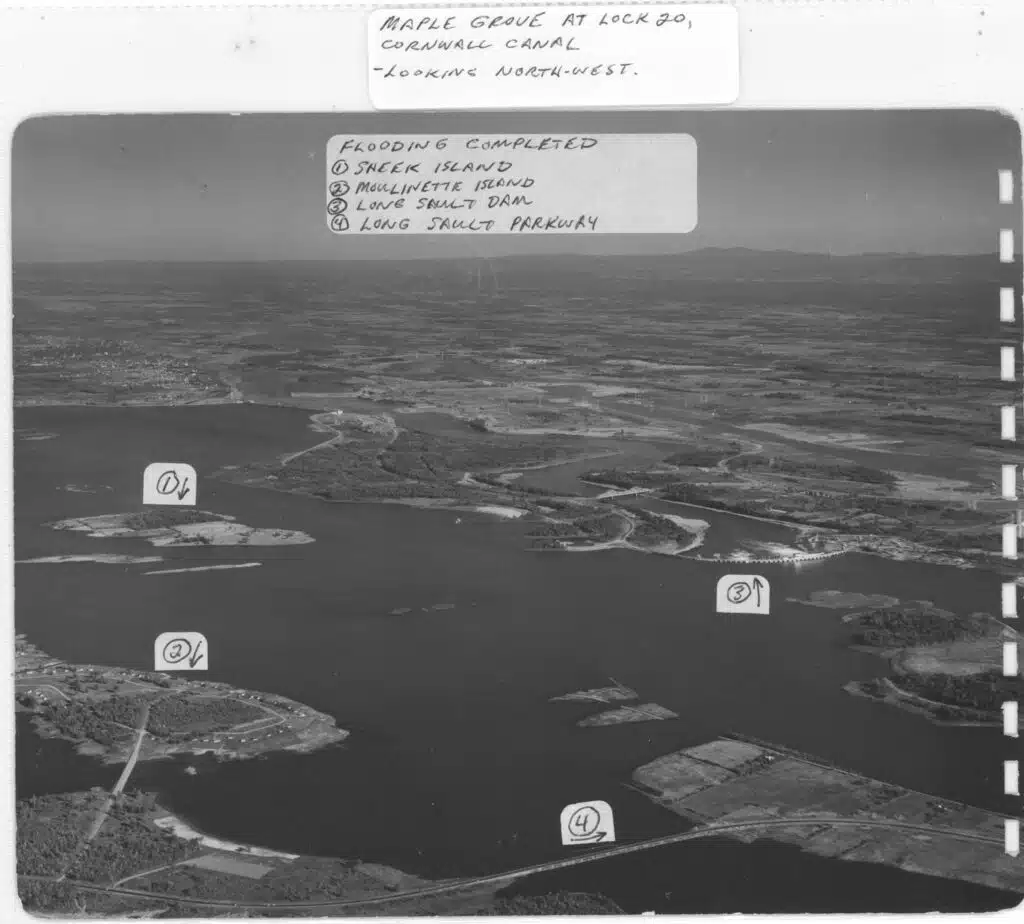 | Aerial view flooding completed 1958 09 Lost Villages Museum Collection | MR Online