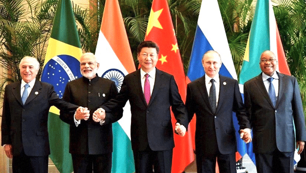 | Modi Xi Jinping and Putin at BRICS Summit | MR Online