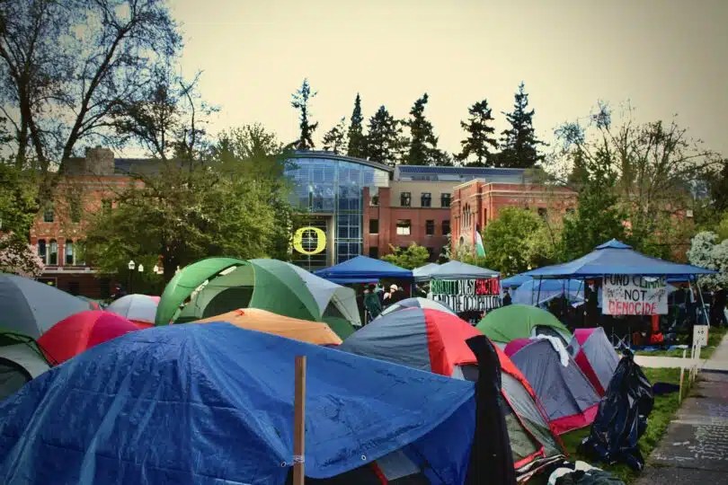 | Popular University for Gaza encampment at the University of Oregon | MR Online