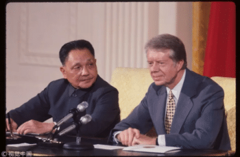 | Jimmy Carter and Deng Xiaoping at a press conference on January 31 1979 in Washington DC Source newscgtncom | MR Online