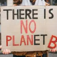 | There is no Planet B placard Photo Ivan Radic CC BY 20 | MR Online