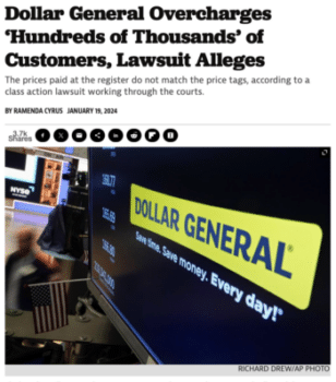 | As the American Prospect 11924 reports Dollar General has also been fined by New York and sued by Ohio and Missouri for business practices that harm consumers | MR Online