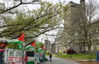 | Scenes from the Peoples Circle for Palestine at Kings College Circle on the University of Toronto campus May 10 2024 Photo by Can Pac SwireFlickr | MR Online