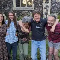 The Whole Truth Five (from left to right) Lucia Whittaker De Abreu, Cressida Gethin, Louise Lancaster, Daniel Shaw and Roger Hallam