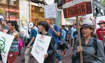 | Restore the Fourth rally in San Francisco 2013 Source Justin Benttinen The Guardian | MR Online