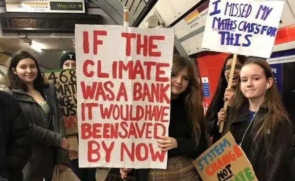 | School students striking for climate justice Westminster February 2019 Photo FacebookNottingham Peoples Assembly | MR Online