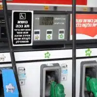 Gas station near the Israeli settlement of Ma'ale Efrayim in the Jordan Valley, West Bank