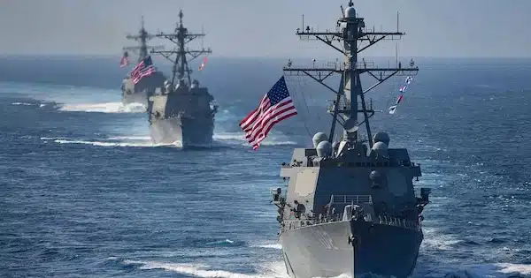 | US warships off the China coast Chinas socialist economy is seen as a threat to US capitalism so tariffs and war maneuvers are used to threaten the Peoples Republic | MR Online