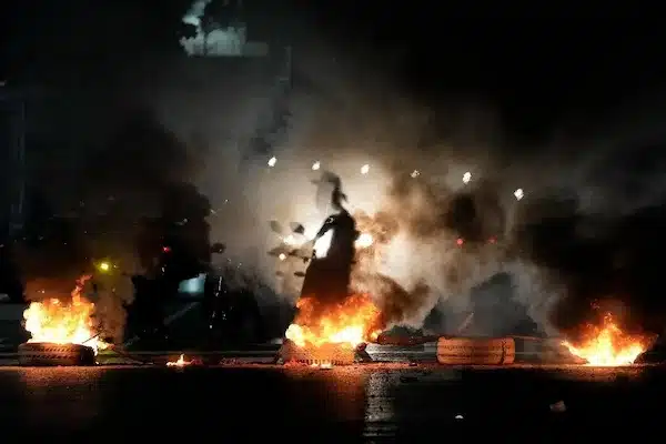 | Extreme right barricade in Caracas after the presidential electionsJuly 29 2024 Photo AP | MR Online