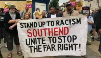 | Anti racist rally at Southend Source Des Freedman | MR Online