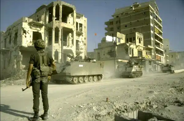 | Israeli soldiers in the Lebanese city of Sidon in 1983 PHOTO GPO | MR Online