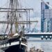 Jeanie Johnston, moored off Custom House Quay, Dublin © kultur.work