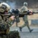 USMC Marine in a live fire drill. Photo: USMC Sgt. Tayler Schwamb